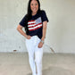 Grand Old Flag Tee by Queen of Sparkles